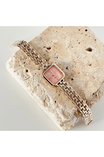 Vesce Atelier Ries Gold Saat Pink