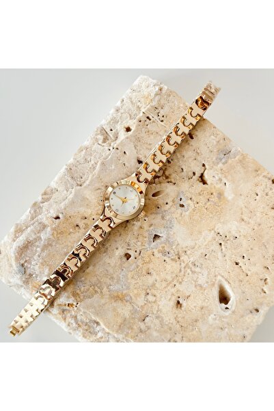 Vesce Atelier Tiny Gold Saat White