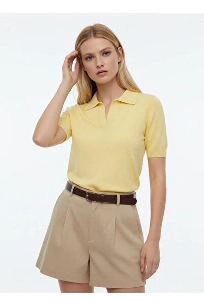 Park Karon Women's Polo Neck Premium Yarn Knitwear Sweater 12179.Crs