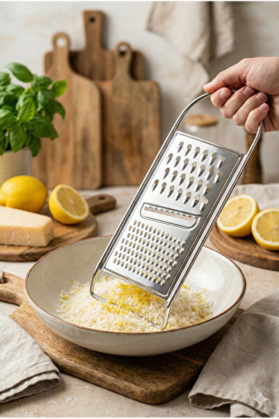 Homerest مبشرة يدوية احترافية من الفولاذ المقاوم للصدأ للجبن والخضروات والثوم...