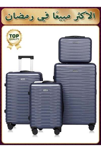 Flieger 4 Piece Expandable Hardshell Luggage Set 14 20 24 28 Inch