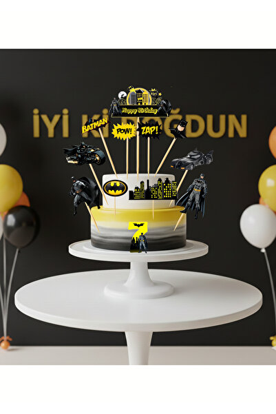 Ays Bridal Batman Temalı Pasta Süsü Kürdanı