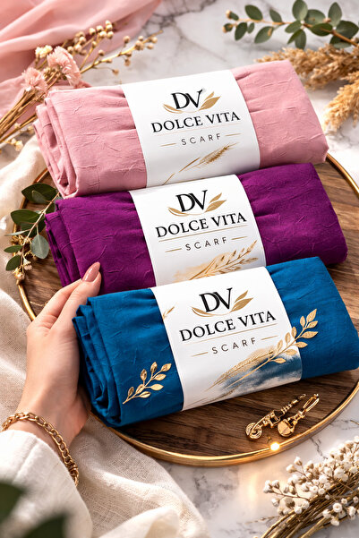 BERAT 3’lü Bambu Kraş Şal