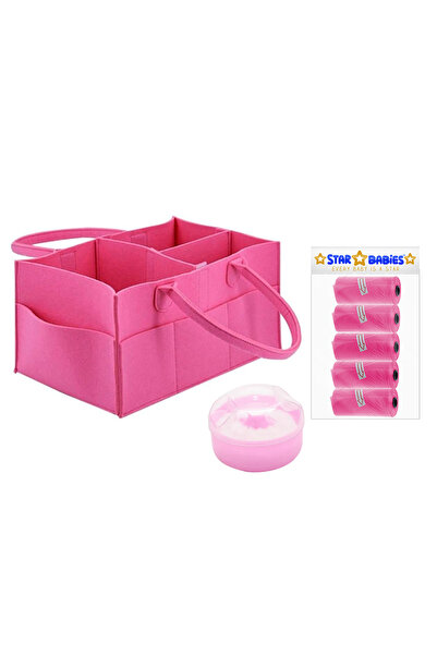 STAR BABiES Pack of 3 (Caddy Diaper Organizer, Scented Bag Pack of 5 (75bags)...