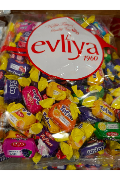 KMS HOME Evliya Tofim Mixed Fruit Soft Confectionery 1 kg