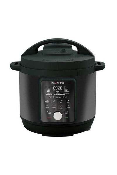 INSTANT Pot Duo Whisper Quiet Electric Pressure Cooker 5.7L Black Stainless S...
