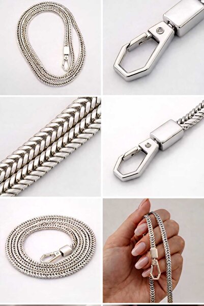 aurellen 120 cm Bag Chain Strap Apparatus Metal Cross Shoulder Replacement Ba...