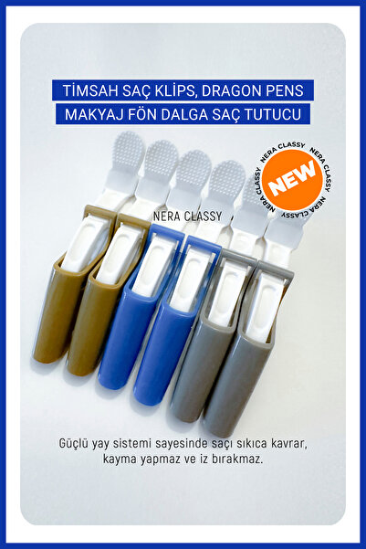 Nera Classy Crocodile Hair Clip – Dragon Pens |   Professional Holder for Mak...