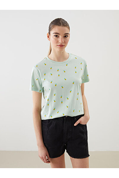 LC Waikiki Crew Neck Patterned Women's T-Shirt