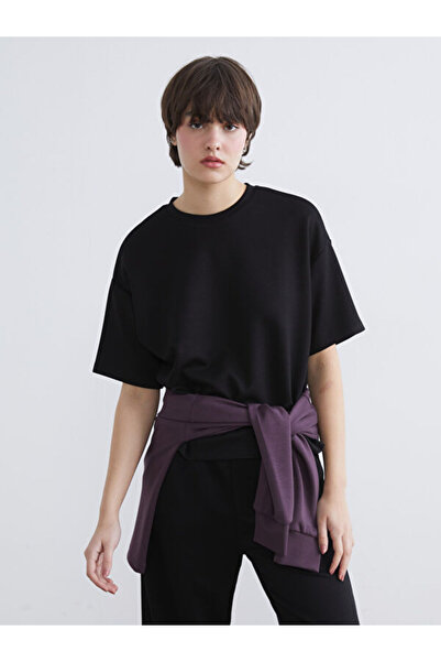 LC Waikiki Γυναικείο T-Shirt Crew Neck Soft Touch oversized