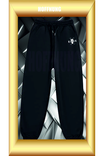 HOFFNUNG Unisex 2Ip Comfortable Fit Back Hoffning Printed Sweatpants Shorts