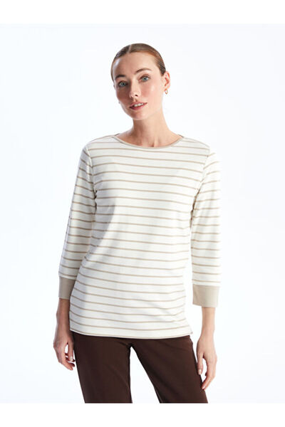 LC Waikiki Crew Neck Striped Women's T-Shirt