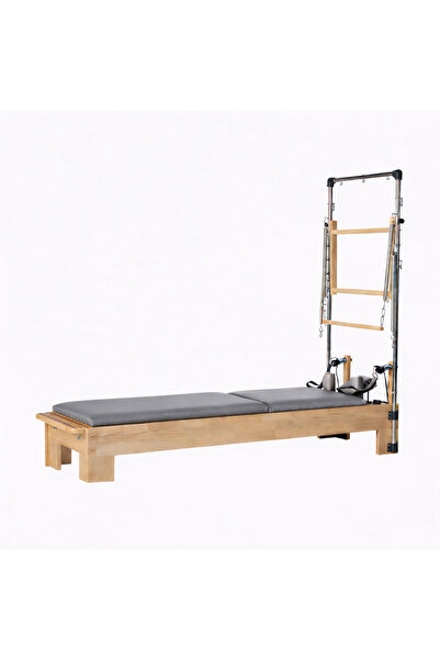 RN Tower Reformer Gri Renk 1. Sınıf Kayın Ağacı