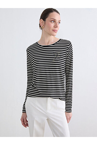 LC Waikiki Crew Neck Striped Women's T-Shirt