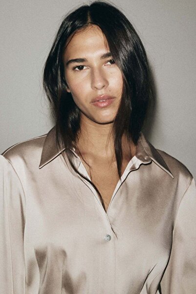 H&M Fitted twill shirt