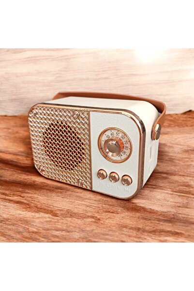 FeyzaDesign Mini Kablosuz Bluetooth Hoparlör, SD Kart ve USB Girişli, Ses Bom...