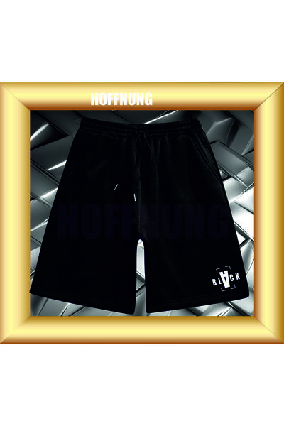 HOFFNUNG Unisex 2Ip Comfortable Fit Back Hoffning Printed Sweatpants Shorts