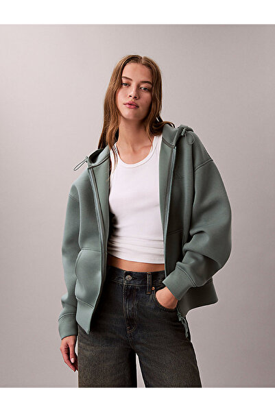 Calvin Klein Monologo French Terry Zip Hoodie