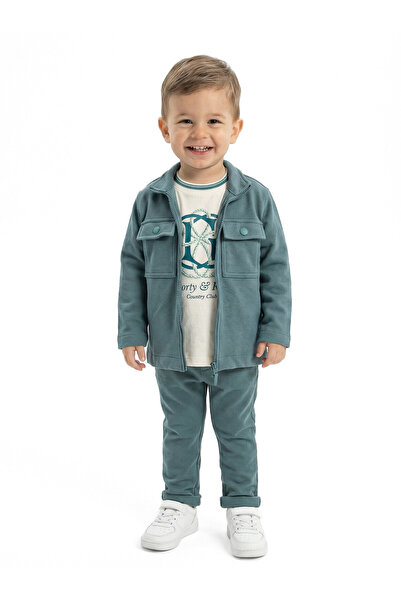 XO Kids طقم علوي وسفلي من 3 قطع للأولاد من 6 إلى 36 شهرًا 4305