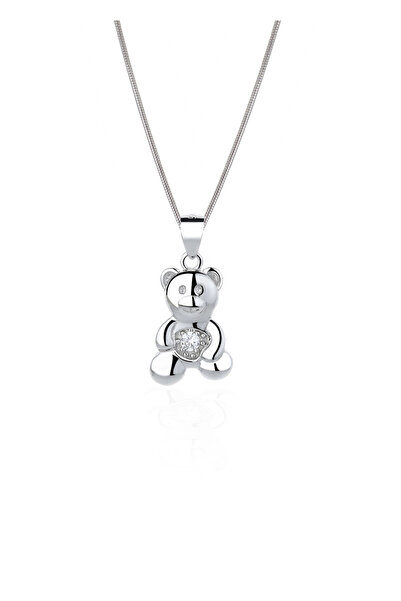 SPARKLES Teddy Bear Pendant 925 Silver