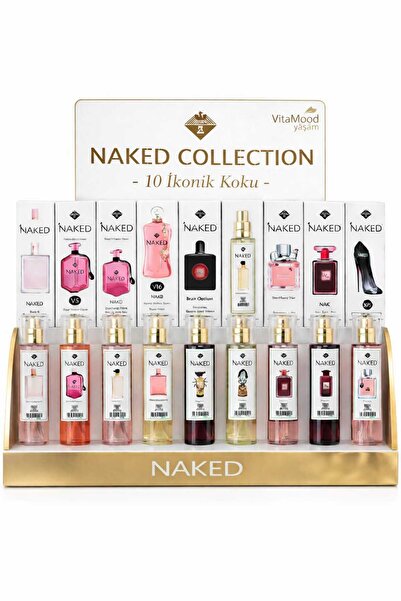 naked COLLECTION 10’lu Kadın Parfüm Seti 45 ml Eau De Parfum