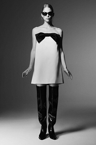 H&M Bow-front bandeau dress