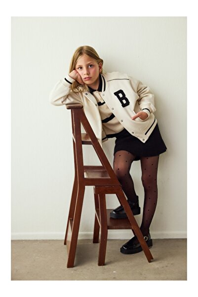 CUBBUX Красиви черни чорапогащи с точки за момичета