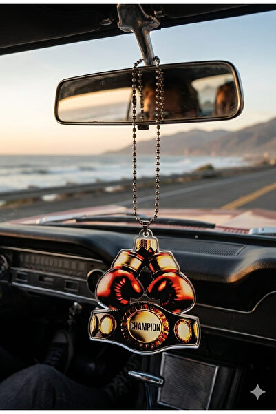 BsElektronik زينة مرآة السيارة بتصميم مزدوج الوجهين صندوقًا على شكل صندوق، مو...