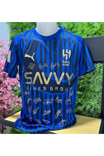 NO N4ME Al Hilal World Cup 2025 T-shirt signed by the players - Ramadan 2026