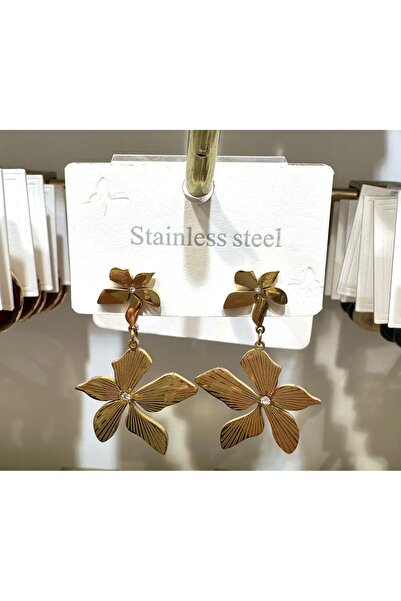 GLOW ACCESSORIES BAE Stainless Steel Flower Earrings