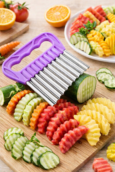 EcoVibe 🌿 قطاعة الخضروات المميزة ذات الأشكال المتعددة - أداة تقطيع احترافية ...