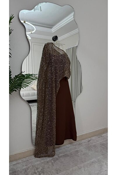ADORA Long brown evening dress, original quality (please choose your size car...