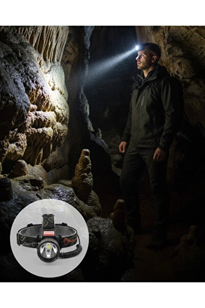 Twin Store Motion Sensor Activated Head Lamp with Lcd Display