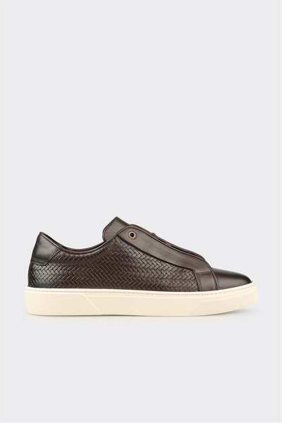 Elle Shoes Kahve Deri Erkek Günlük Ayakkabı