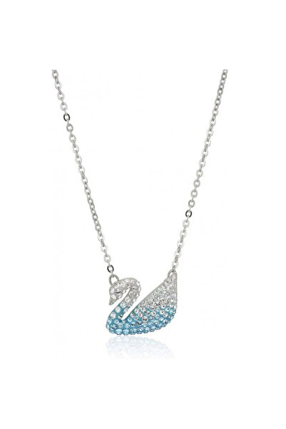 Swaroski Swan Pendant Necklace