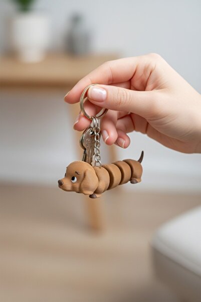 Pazarois Cute Dog Figure Animated Keychain