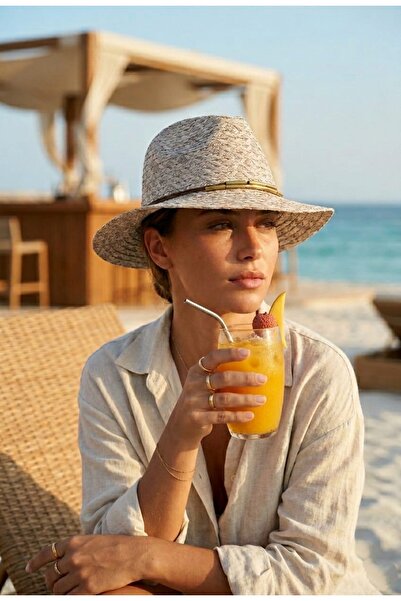 LAGRANZE Літня капелюх з металевими деталями