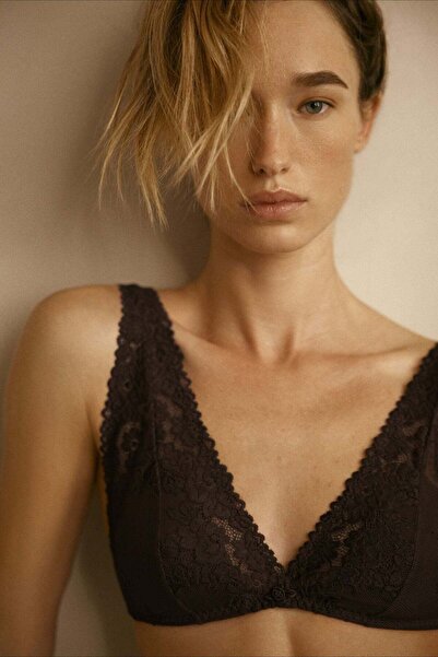 H&M Padded soft lace bra