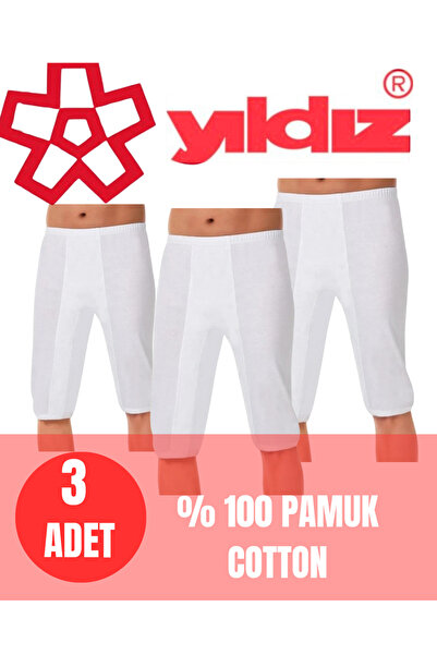 CHARM Men's 3-Piece 100% Cotton Cotton Knee-Length Classic Underpants