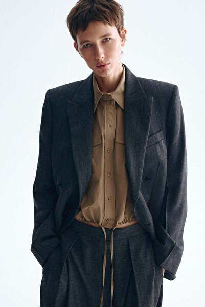 H&M Drawstring shirt