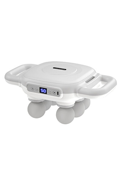 Leon Lifestyle جهاز مساج كهربائي بثلاثة رؤوس مع شاشة LED وحزام لاصق