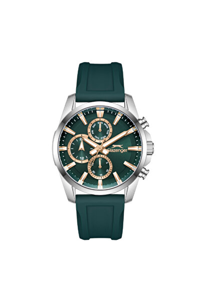 Slazenger ساعة رجالية متعددة الوظائف بمينا أسود - SL.9.2523.2.03