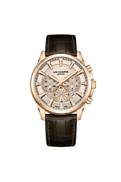 Lee Cooper Men's Multi Function SILVER Dial Watch - LC08239.472