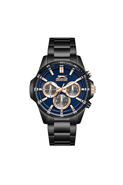 Slazenger Men's Multi Function Dark Blue Dial Watch - SL.9.2456.2.06