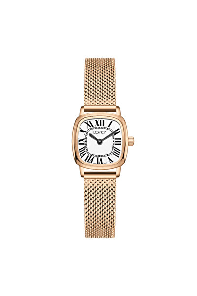ECSTACY Women's Analog White Dial Watch - E25502-RMKW