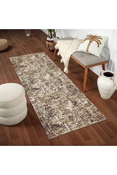 OEM Ada Anti-Slip Crossbar, Beige with Brown, Polyester, Width 80 cm