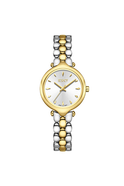 ECSTACY Women's Analog Silver Dial Watch - E25503-TBTS