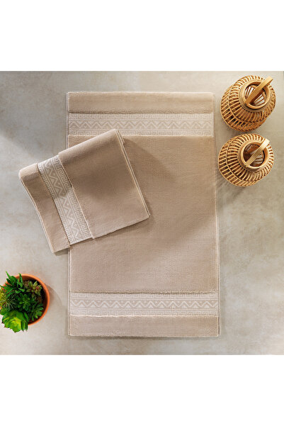 Schafer Home Julia 2 Li Pamuk Banyo Paspası-Bej