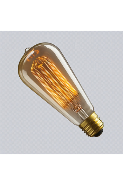 111 لمبات نجف ديكوريه شكل كمثرى حلزوني 4 واط لون الاضاءة اصفر شمسي E27