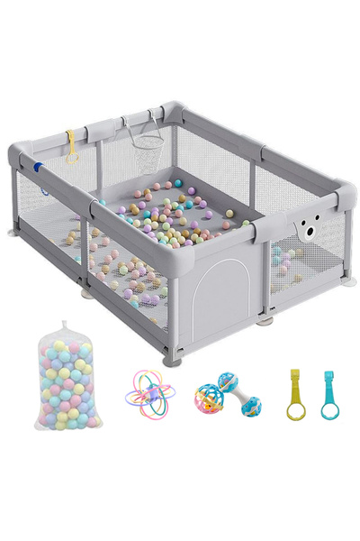 BYBEO Baby Playpen Fence, Portable Babies Playards for Toddlers, Safety Infan...